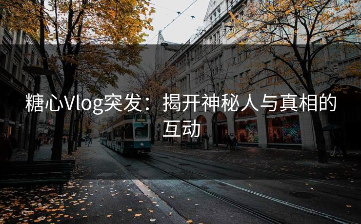 糖心Vlog突发：揭开神秘人与真相的互动